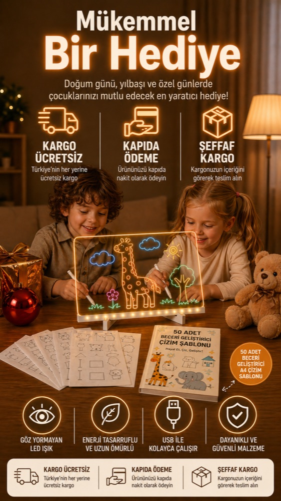 Floki LED Çizim Tableti