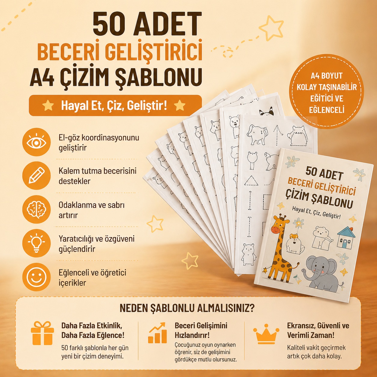 50 Beceri Şablonu